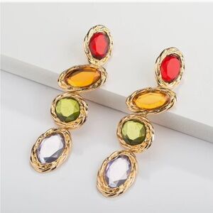 Crystal drop earrings
